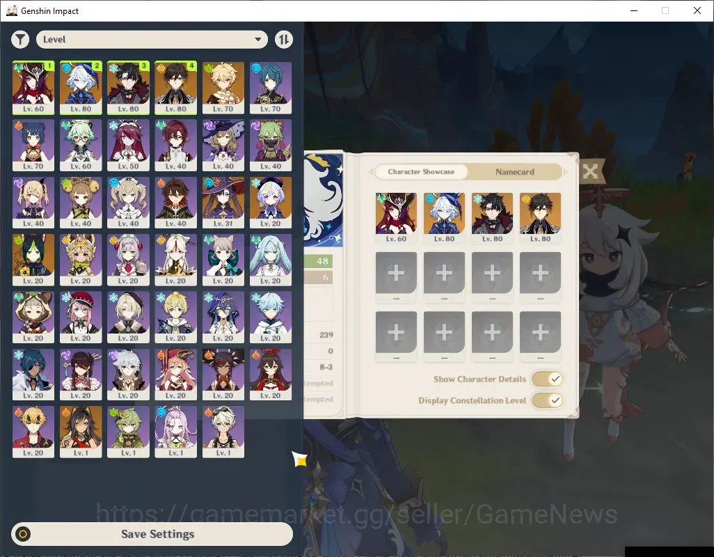 Genshin Impact Accounts ASIA|AR 48|4 Limited + 1 (*5Weap)|Chasca,Furina,Wr image 2