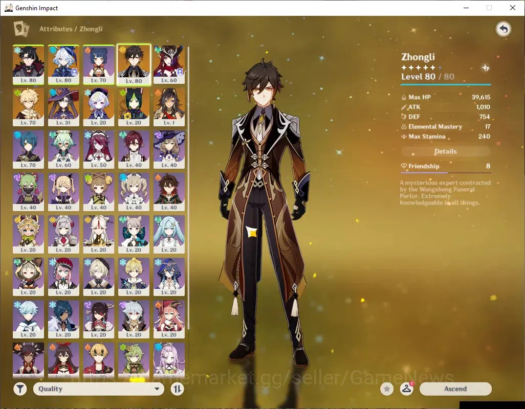 Genshin Impact Accounts ASIA|AR 48|4 Limited + 1 (*5Weap)|Chasca,Furina,Wr image 5