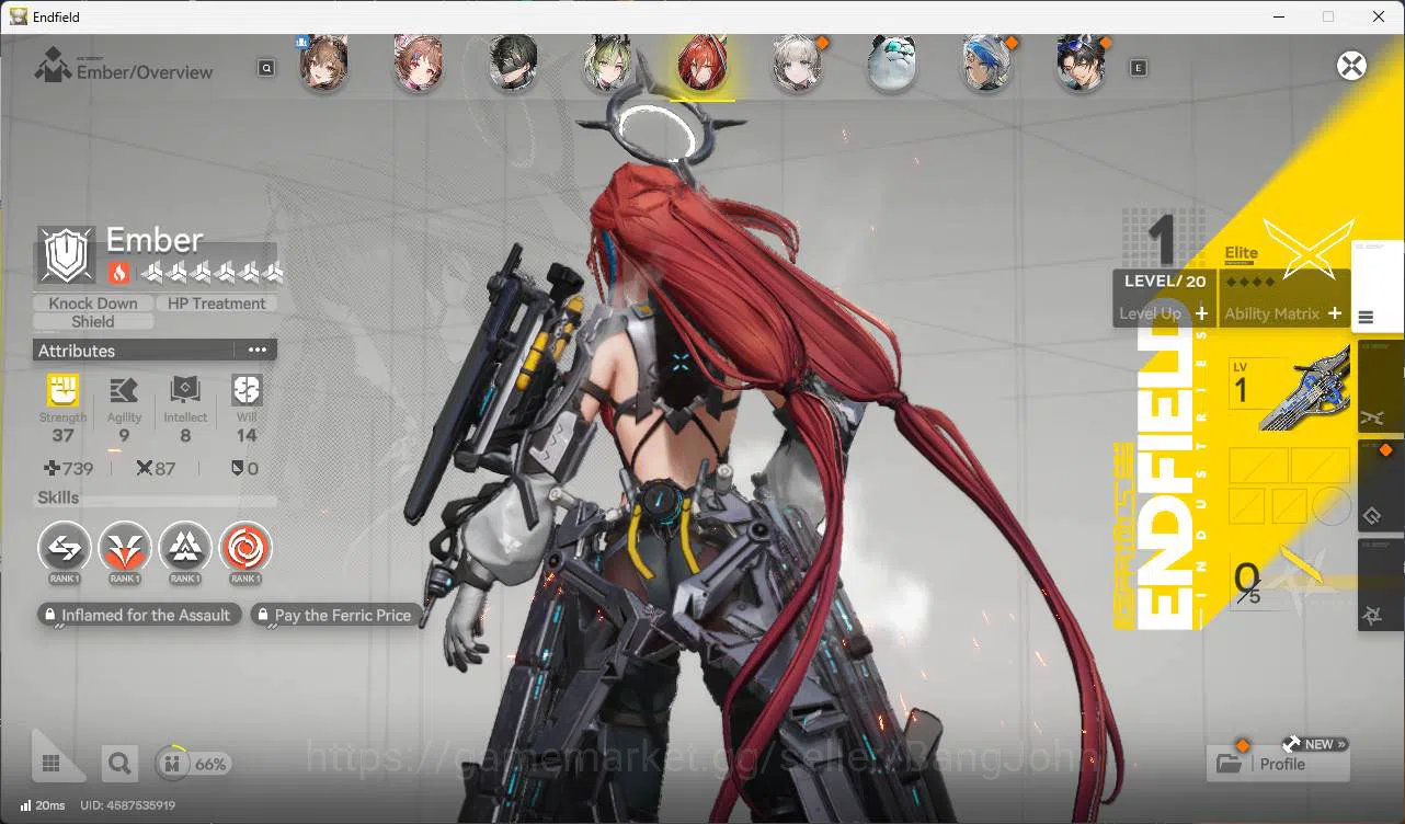 Arknights: Endfield Accounts ASIA | lv49 | levatain, gilberta, Ardelia, lifeng, image 10