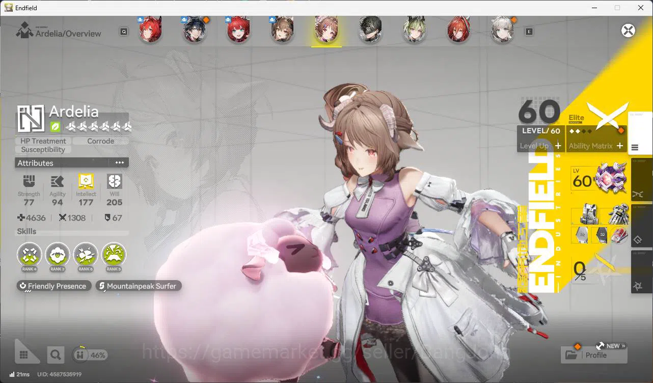 Arknights: Endfield Accounts ASIA | lv49 | levatain, gilberta, Ardelia, lifeng, image 8