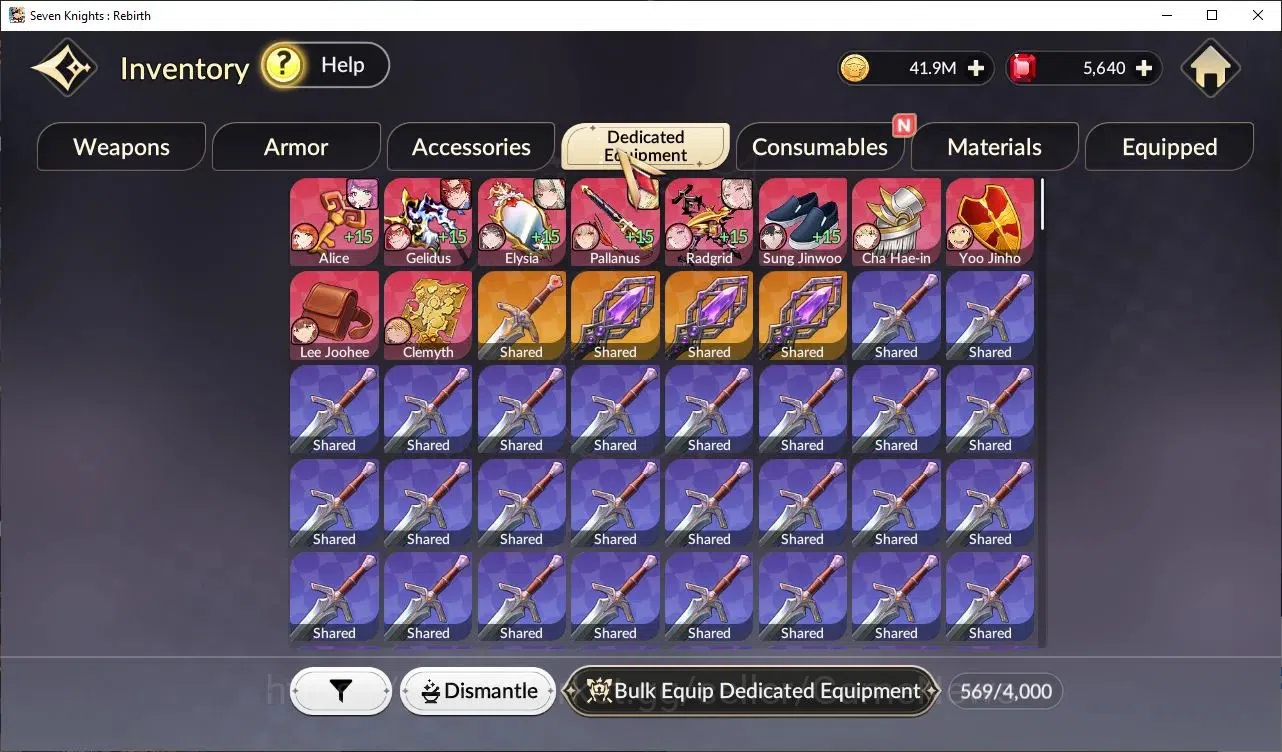 Seven Knights Re:Birth Accounts GLOBAL SEA|5 Ex-7K(Fai,RosieTC1,Gelidus,MeliaTC1,J image 11