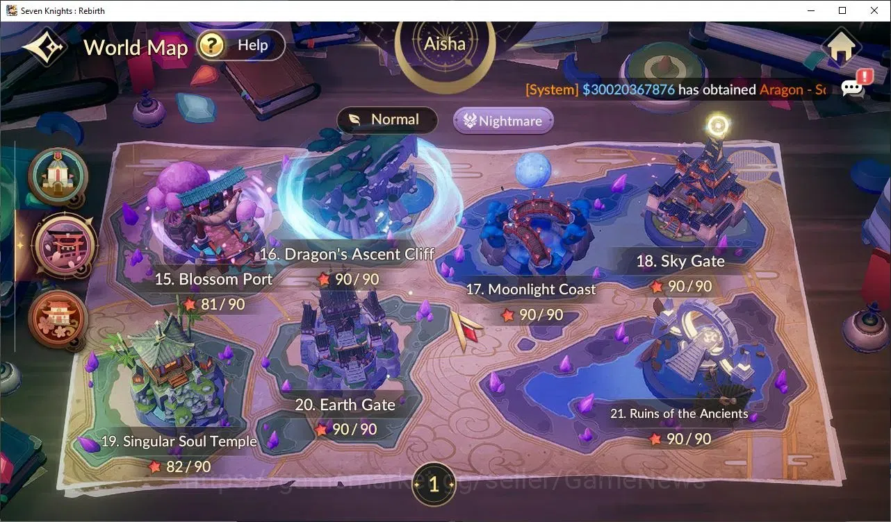 Seven Knights Re:Birth Accounts GLOBAL SEA|5 Ex-7K(Fai,RosieTC1,Gelidus,MeliaTC1,J image 17