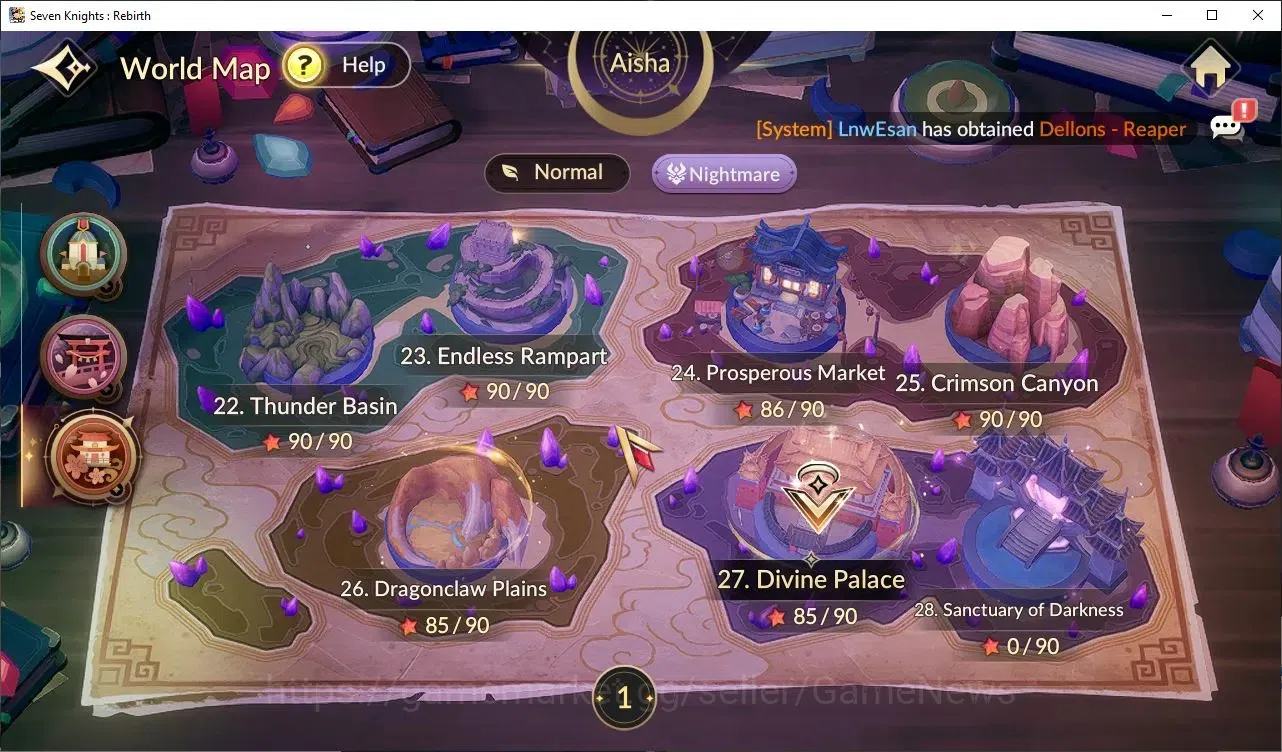 Seven Knights Re:Birth Accounts GLOBAL SEA|5 Ex-7K(Fai,RosieTC1,Gelidus,MeliaTC1,J image 18