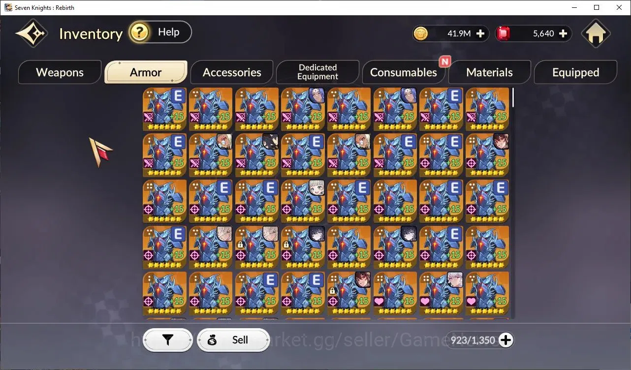 Seven Knights Re:Birth Accounts GLOBAL SEA|5 Ex-7K(Fai,RosieTC1,Gelidus,MeliaTC1,J image 9