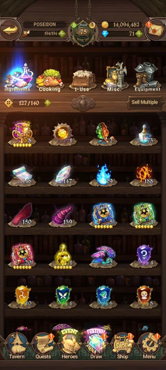 The Seven Deadly Sins: Grand Cross Accounts Others ASIA | 3.5M | 1 LR |Salos, ODK, Merlin Esca, Full collab FF| cek SS 6