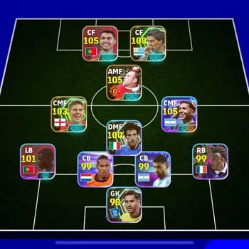 eFootball Accounts Legends & Iconic Players Mobile|PW3175|New Enzo Fernandez Show T, Noni Madueke Show T,Sergio Aguero