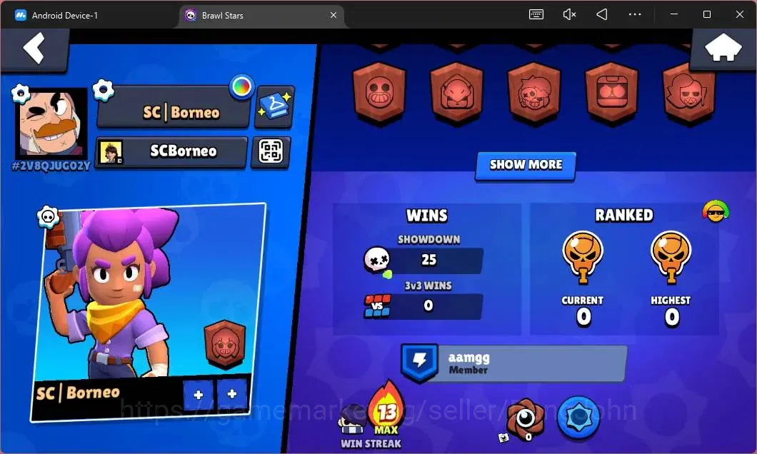 Brawl Stars Accounts Global |482 Thropy|12 Brawler|1 Max Hypercharge(El image 3