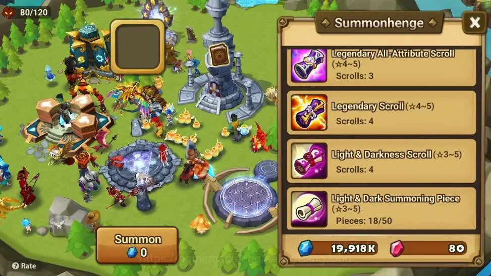 Summoners War: Sky Arena Accounts Starter GLOBAL | NB 5 TESHAR,Starter Gacha 115 12Y+160 11Y Scrool, 3 Legendary All 4