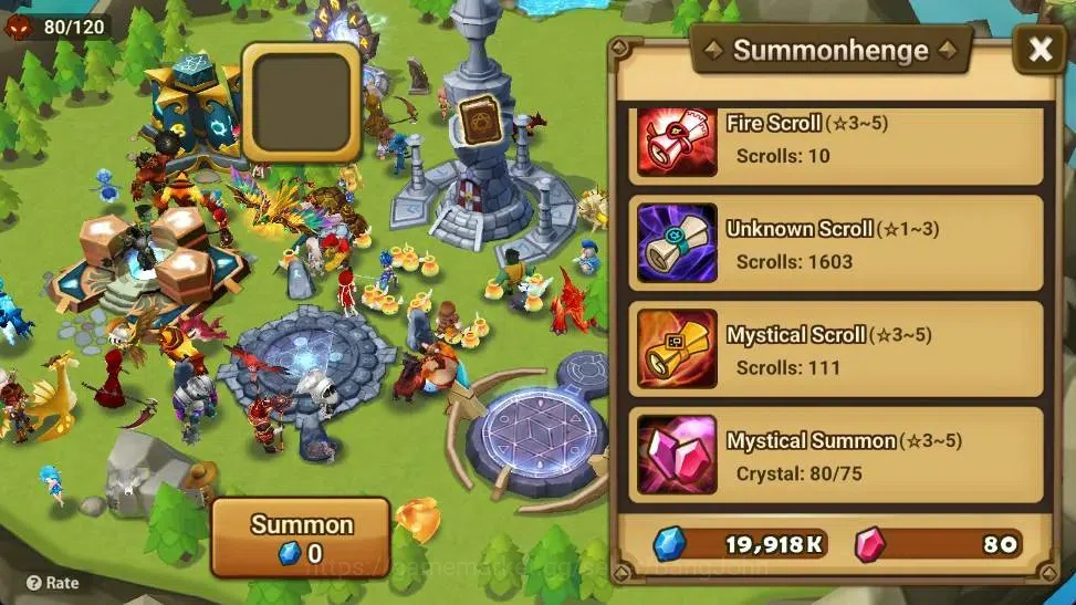 Summoners War: Sky Arena Accounts Starter GLOBAL | NB 5 TESHAR,Starter Gacha 115 12Y+160 11Y Scrool, 3 Legendary All 5