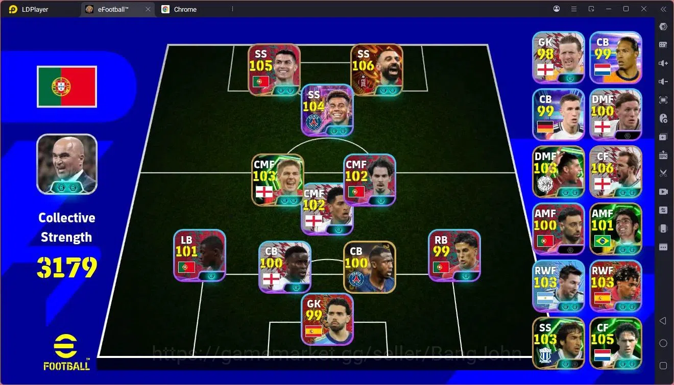 eFootball Accounts Mobile |PW 3179|Bigtime Salah,Nistelrooij|Epic Bas image 1