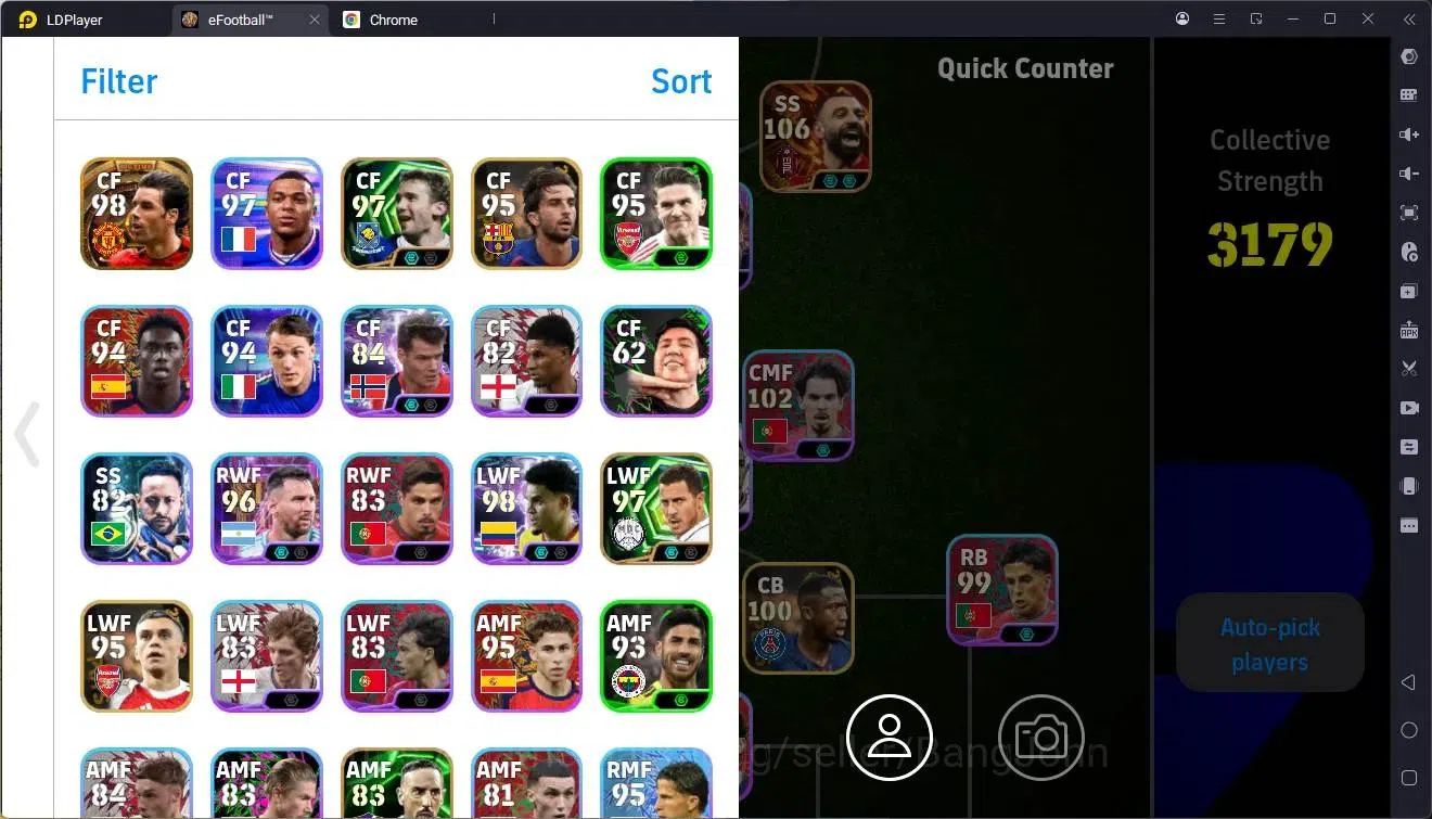 eFootball Accounts Mobile |PW 3179|Bigtime Salah,Nistelrooij|Epic Bas image 2
