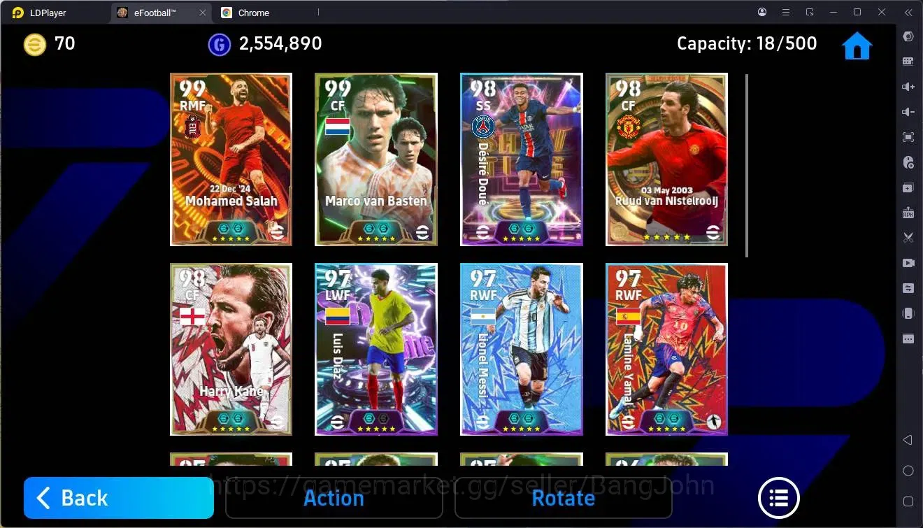 eFootball Accounts Mobile |PW 3179|Bigtime Salah,Nistelrooij|Epic Bas image 4