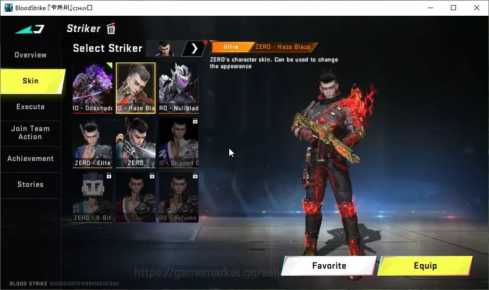 Blood Strike Accounts ASIA|ETERNAL Zero-Oda|ULTRA Melee Scythe|2 Collab  image 16