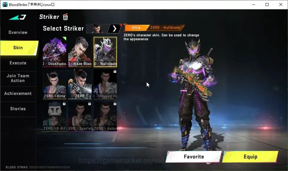 Blood Strike Accounts ASIA|ETERNAL Zero-Oda|ULTRA Melee Scythe|2 Collab  image 17
