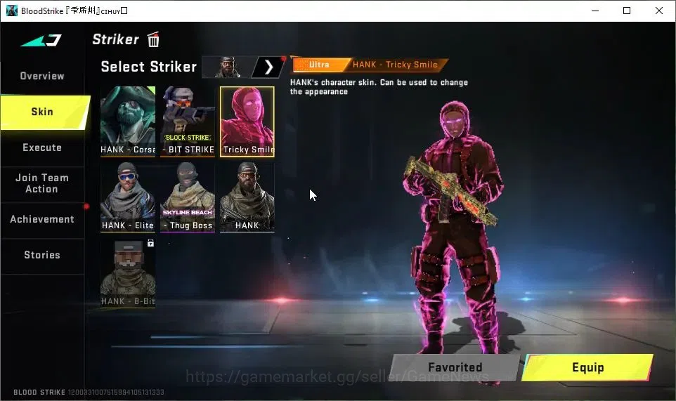 Blood Strike Accounts ASIA|ETERNAL Zero-Oda|ULTRA Melee Scythe|2 Collab  image 5