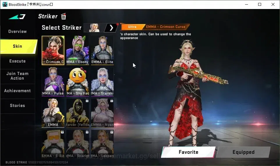 Blood Strike Accounts ASIA|ETERNAL Zero-Oda|ULTRA Melee Scythe|2 Collab  image 7