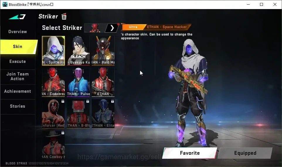 Blood Strike Accounts ASIA|ETERNAL Zero-Oda|ULTRA Melee Scythe|2 Collab  image 8