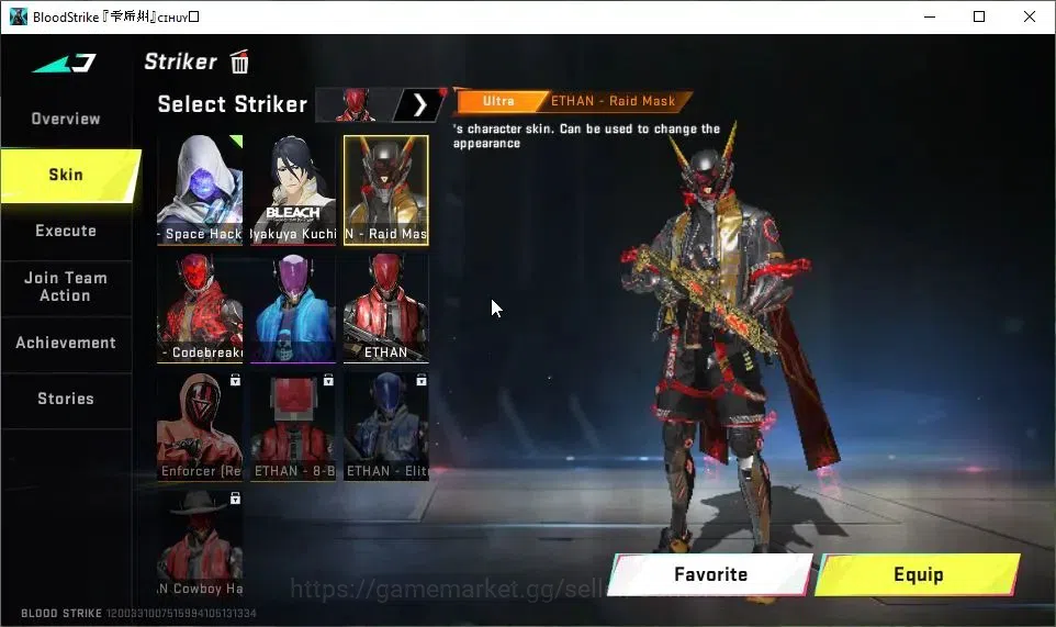Blood Strike Accounts ASIA|ETERNAL Zero-Oda|ULTRA Melee Scythe|2 Collab  image 9