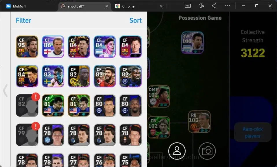 eFootball Accounts Android|PW 3122 | Epic Baresi, Kahn, O'Shea, Rijka image 4