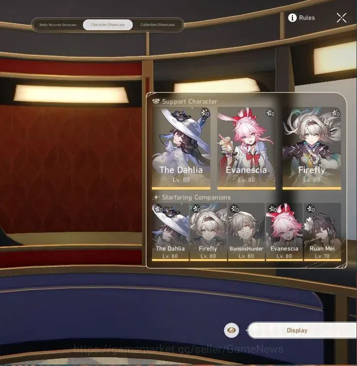 Honkai Star Rail Accounts Asia|TL 70|8,2K SJ|7 Limited|Firefly+Sign,Evanesci image 2