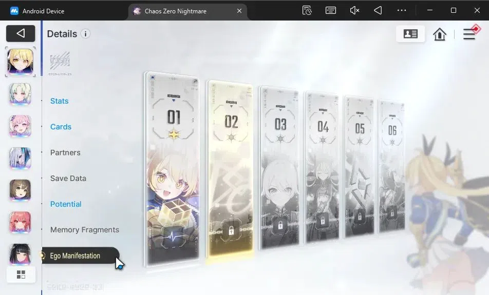 Chaos Zero Nightmare Accounts GLOBAL Lv55|11 SSR[(HeidemarieM4,Narja)+Sign,Tiphe image 6