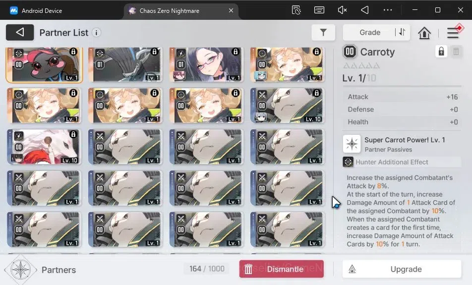 Chaos Zero Nightmare Accounts GLOBAL Lv55|11 SSR[(HeidemarieM4,Narja)+Sign,Tiphe image 9