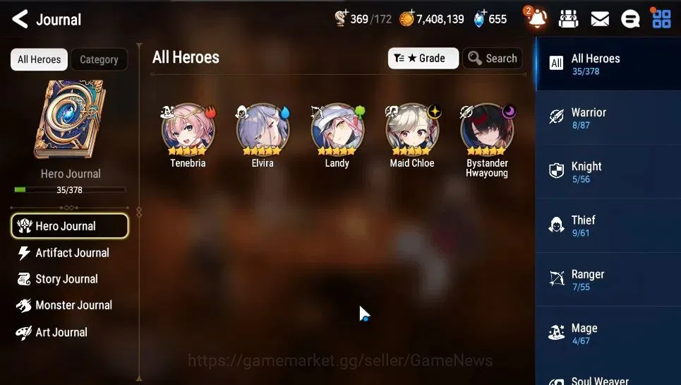 Epic Seven Accounts GLOBAL Unverif|New Era|2 ML(BHwayoung, MChloe) + L image 5