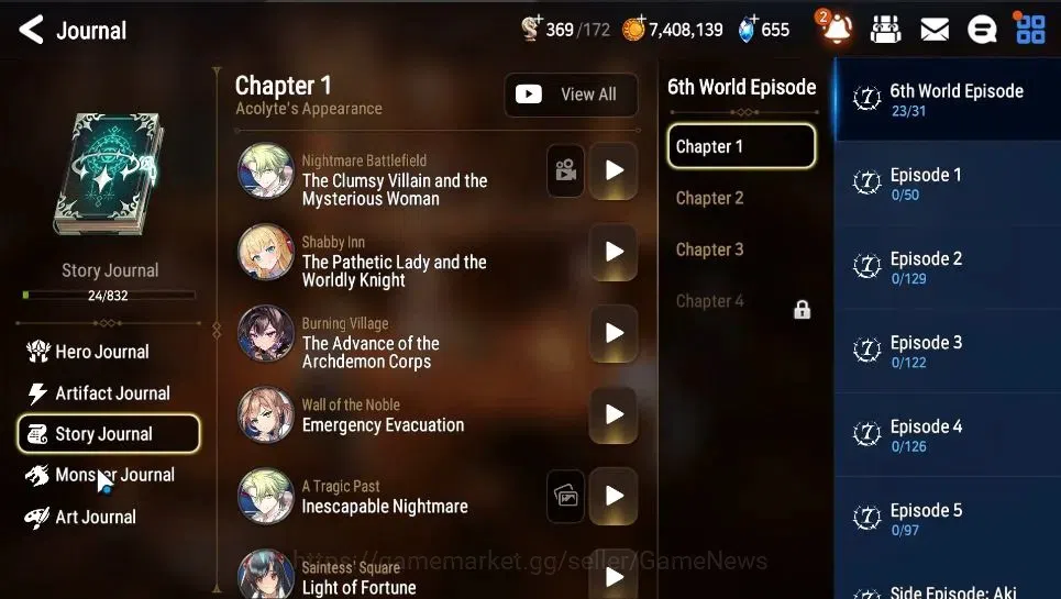 Epic Seven Accounts GLOBAL Unverif|New Era|2 ML(BHwayoung, MChloe) + L image 7