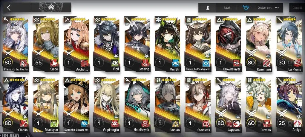 Arknights Accounts Lv 92|277 OP+71 Skin|8,6K Oru+46 Origin|7 Limited| image 11