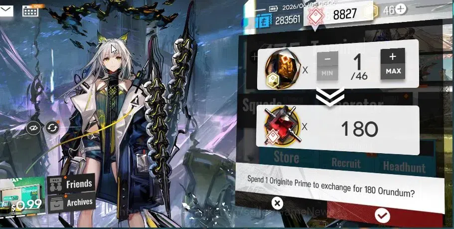 Arknights Accounts Lv 92|277 OP+71 Skin|8,6K Oru+46 Origin|7 Limited| image 2