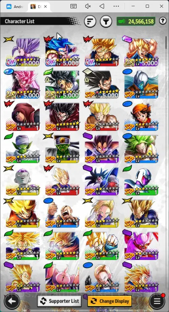 Dragon Ball Legends Accounts Global | Lvl 152|24.5M Total Power|406 CC|3 LR|3 U image 15