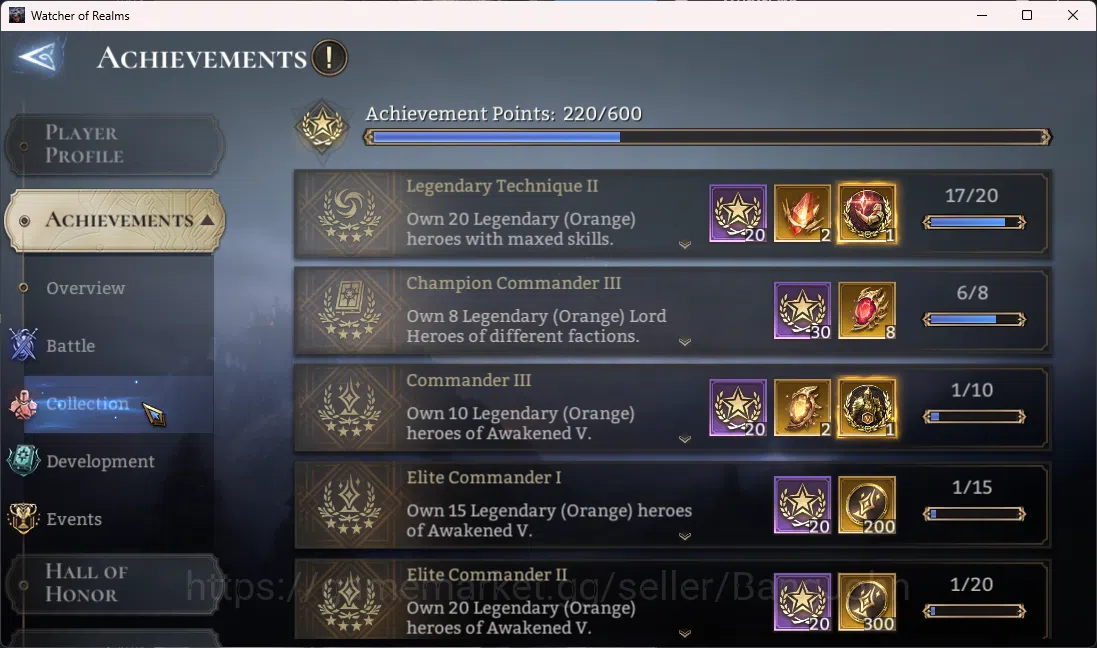 Watcher of Realms Accounts Others Global 60xx|3,1M Power|7 Lord(Rivenhald,Aracha,Elddr,Torodor,Morrigan,Venoma,Twinfiend)|46 5