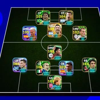 eFootball Accounts Legends & Iconic Players 5 MANAGER BOOSTER | COLECTIVE 3229+,BIGTIME LIONEL MESSI x NEW COLD PALMER x