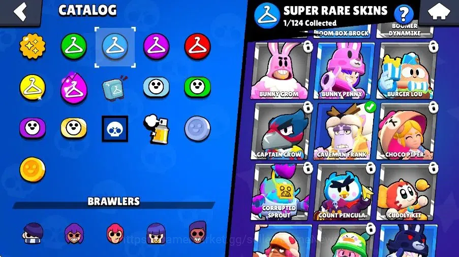 Brawl Stars Accounts 1091 Trophy|5K Bling 21K Coins|24 Brawlers 1 Max Lvl|2 Epic Skins [Shukuteki Tara,Dr Edgar]|8K PP|Cn 10