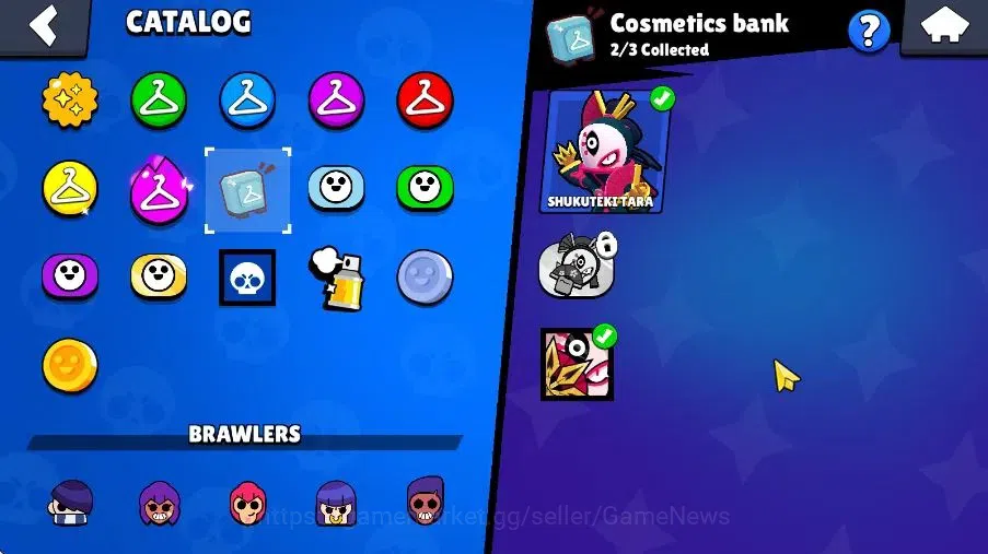 Brawl Stars Accounts 1091 Trophy|5K Bling 21K Coins|24 Brawlers 1 Max Lvl|2 Epic Skins [Shukuteki Tara,Dr Edgar]|8K PP|Cn 14