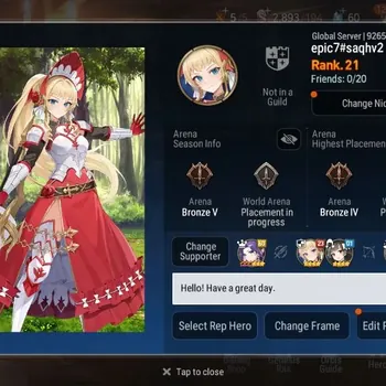Epic Seven Accounts Starter Global Unverif|Starter|3 ML(Lisette, SECeline,TMLuluca)|PoH9,MoR7+Bless ON|Stove(ES1445Z)