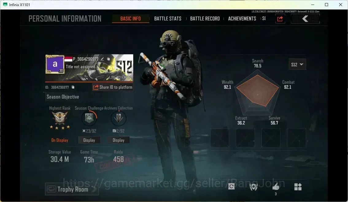 Arena Breakout Accounts High Value MOBILE Lvl 30 |SV 30,4M|CV 22M|MORE SKIN,M4 HEAVY MORE DETAIL CEK AB302B 1