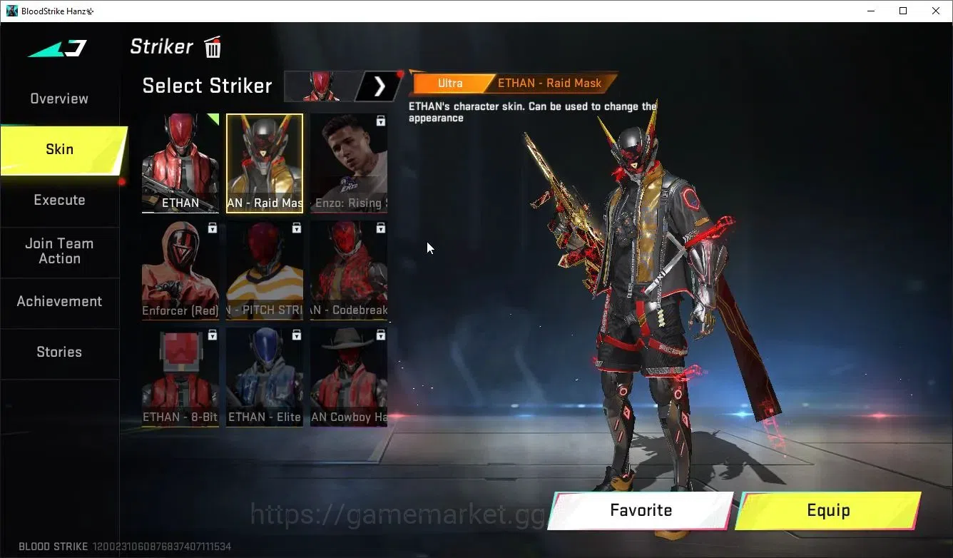 Blood Strike Accounts High-End ASIA|ETERNAL AUG-Empyrean Lv3|6 ULTRA[Kar98k,SKS,ZERO,ALOANDRA,ETHAN,RAN]|2 Limit[Origin-12 10