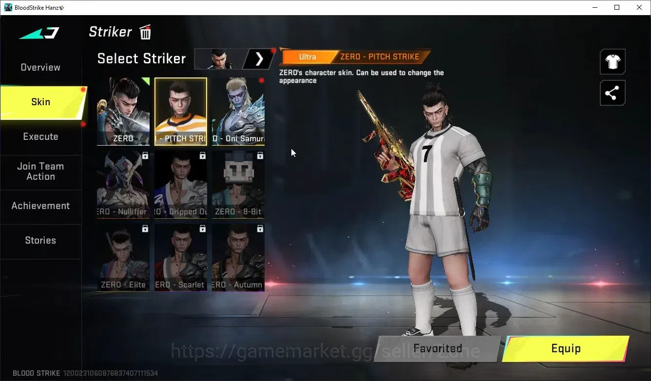 Blood Strike Accounts High-End ASIA|ETERNAL AUG-Empyrean Lv3|6 ULTRA[Kar98k,SKS,ZERO,ALOANDRA,ETHAN,RAN]|2 Limit[Origin-12 8