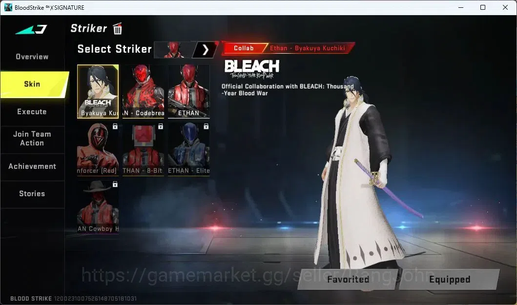 Blood Strike Accounts ASIA | 3 Collab Gun | Eternal Desert Eagle-Scorpio image 1