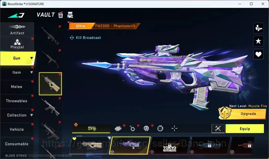 Blood Strike Accounts ASIA | 3 Collab Gun | Eternal Desert Eagle-Scorpio image 15