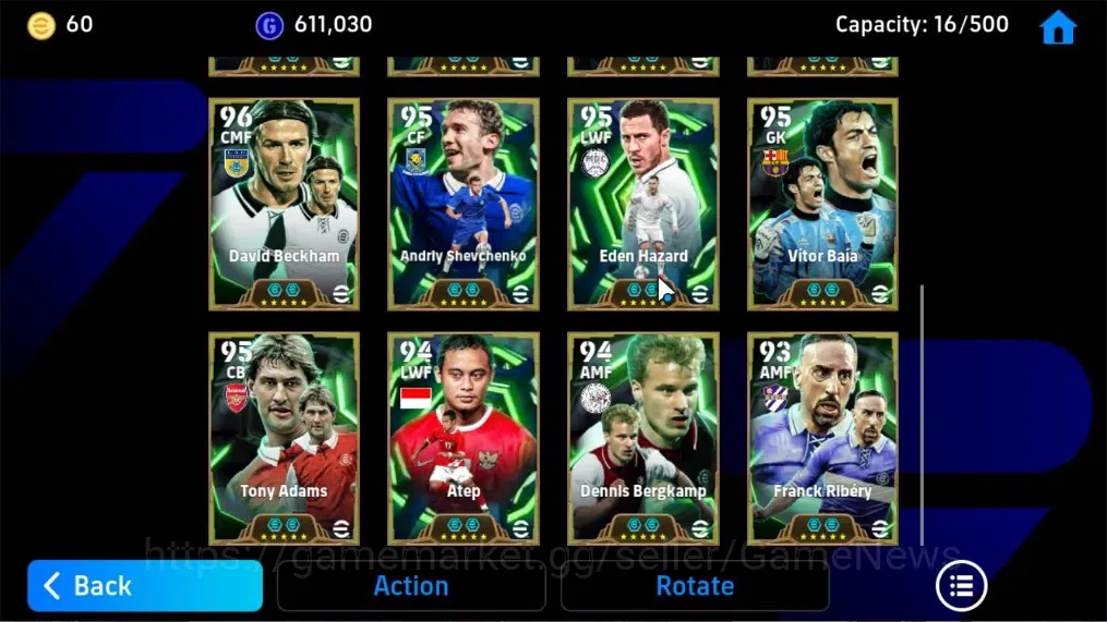 eFootball Accounts Android|BigTime Diego Forlan|16 Epic K.Heinz Rumme image 10