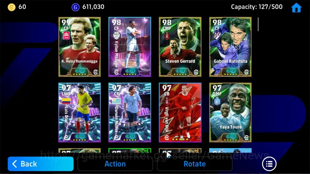 eFootball Accounts Android|BigTime Diego Forlan|16 Epic K.Heinz Rumme image 5