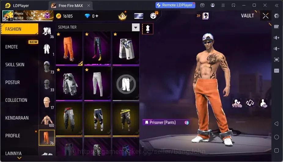 Free Fire Accounts Indonesia | 2 EVO (SCAR Megalodon Alpha Lv3, XM8 D image 12