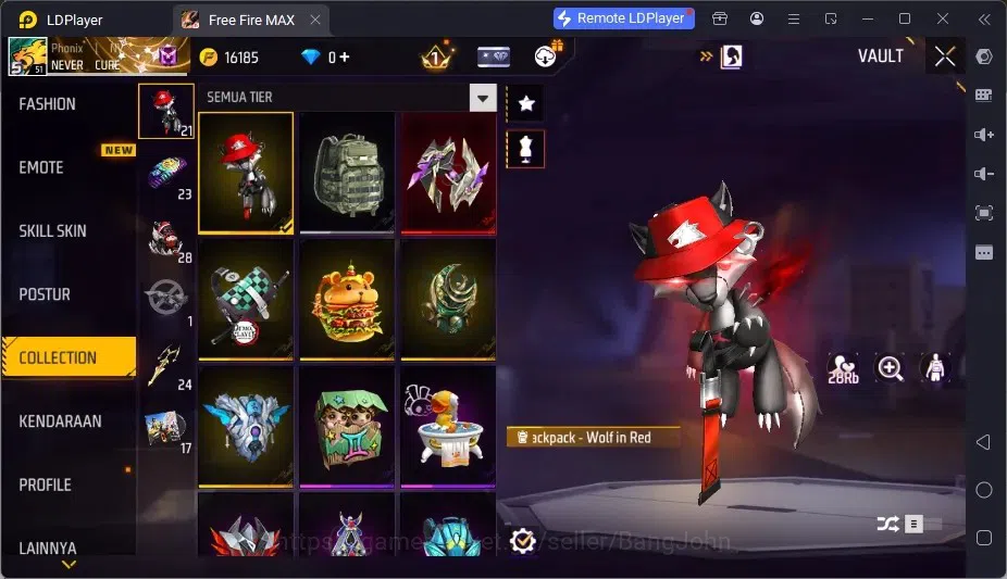 Free Fire Accounts Indonesia | 2 EVO (SCAR Megalodon Alpha Lv3, XM8 D image 14