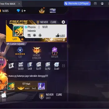 Free Fire Accounts Indonesia | 2 EVO (SCAR Megalodon Alpha Lv3, XM8 D image 1