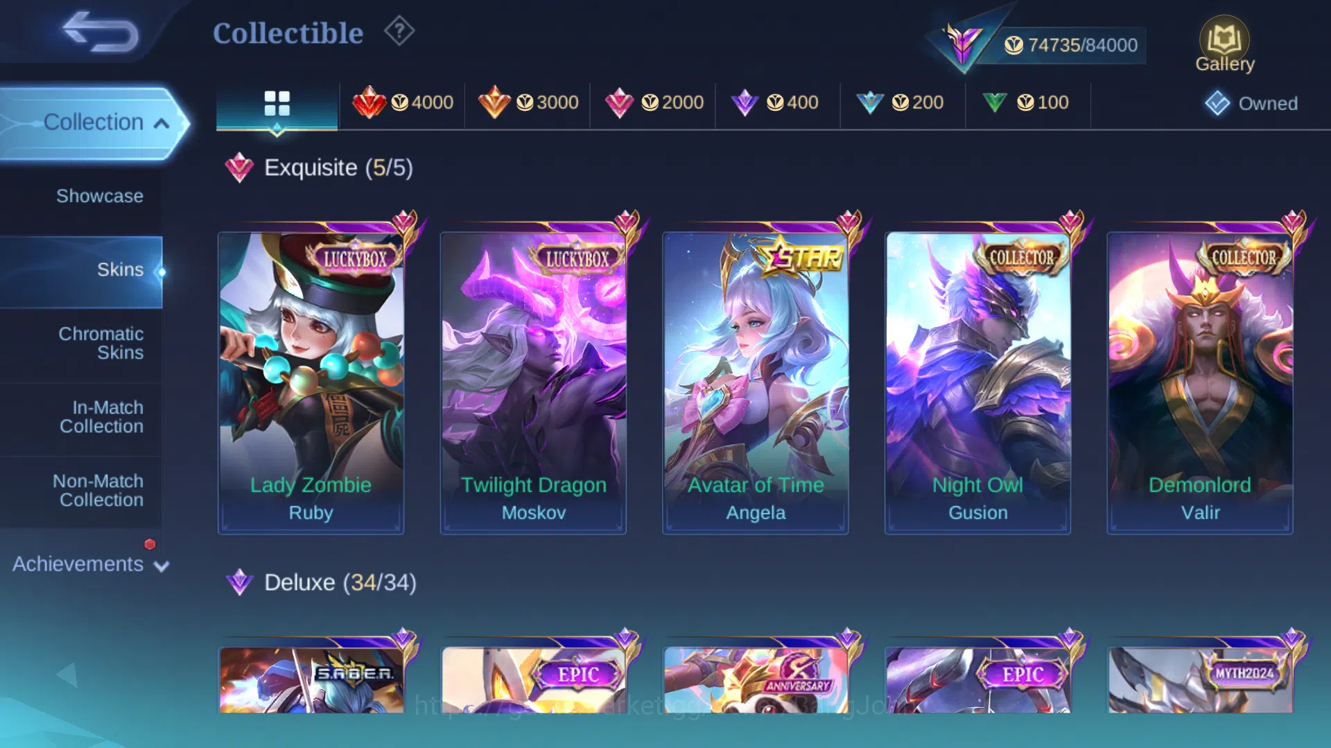 Mobile Legends: Bang Bang Accounts Others Hero 131 | Skin 289 | Legend Johnson | Transformers Aldous | Collector Gusion 14