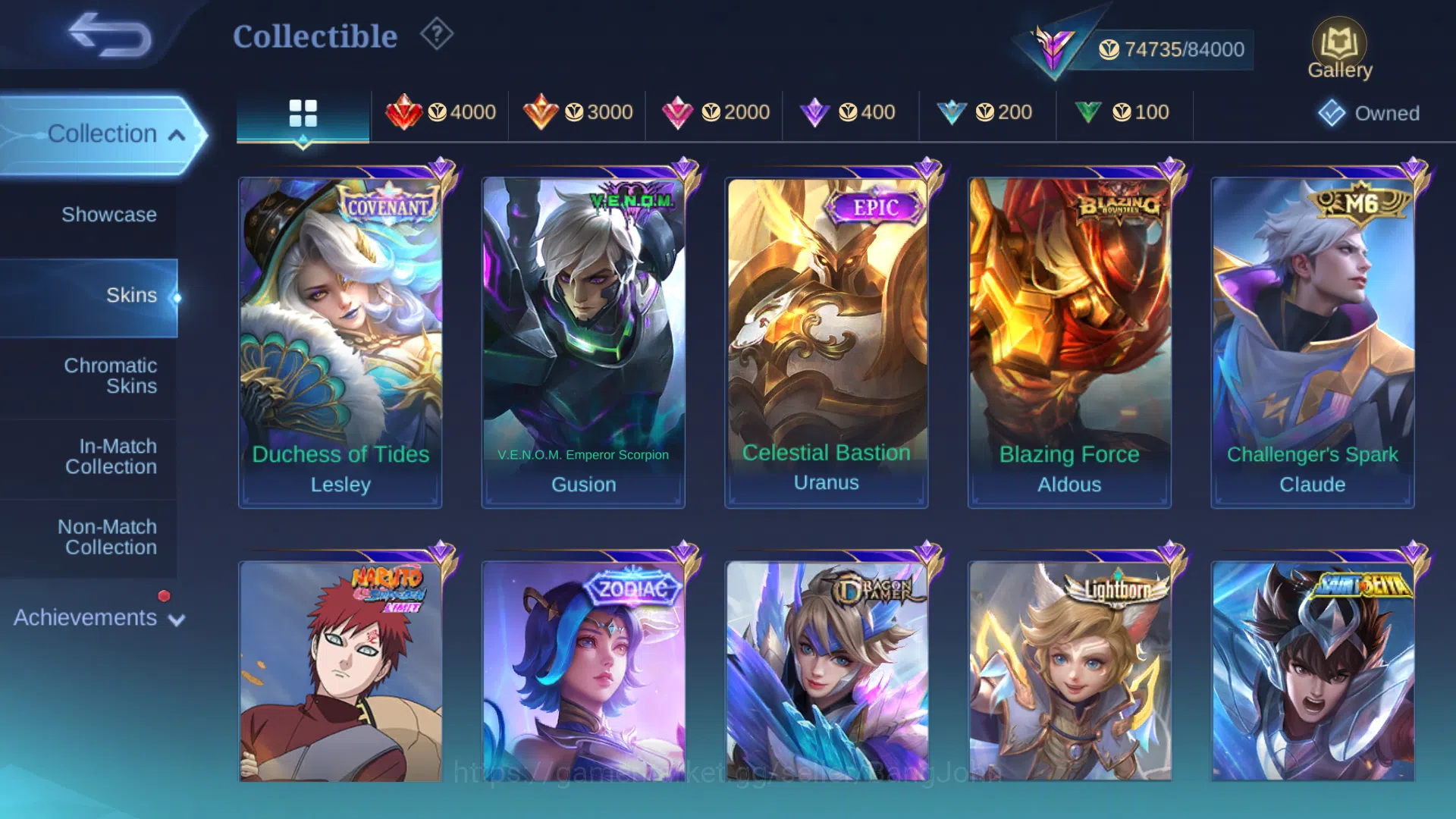 Mobile Legends: Bang Bang Accounts Others Hero 131 | Skin 289 | Legend Johnson | Transformers Aldous | Collector Gusion 16
