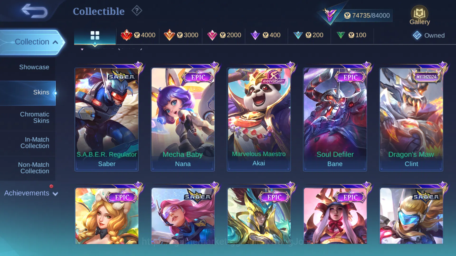 Mobile Legends: Bang Bang Accounts Others Hero 131 | Skin 289 | Legend Johnson | Transformers Aldous | Collector Gusion 5