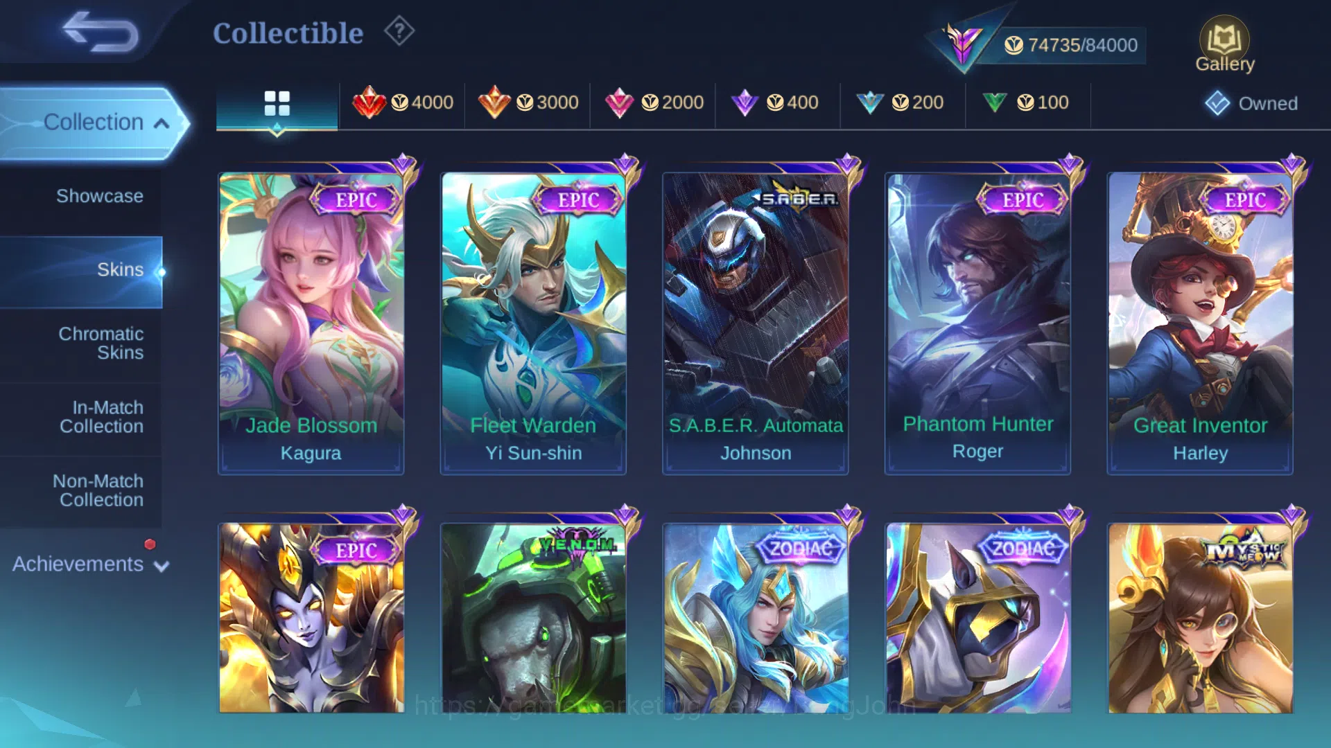 Mobile Legends: Bang Bang Accounts Others Hero 131 | Skin 289 | Legend Johnson | Transformers Aldous | Collector Gusion 6